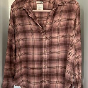 American Eagle Outfitters Soft L Flannel Shirt
